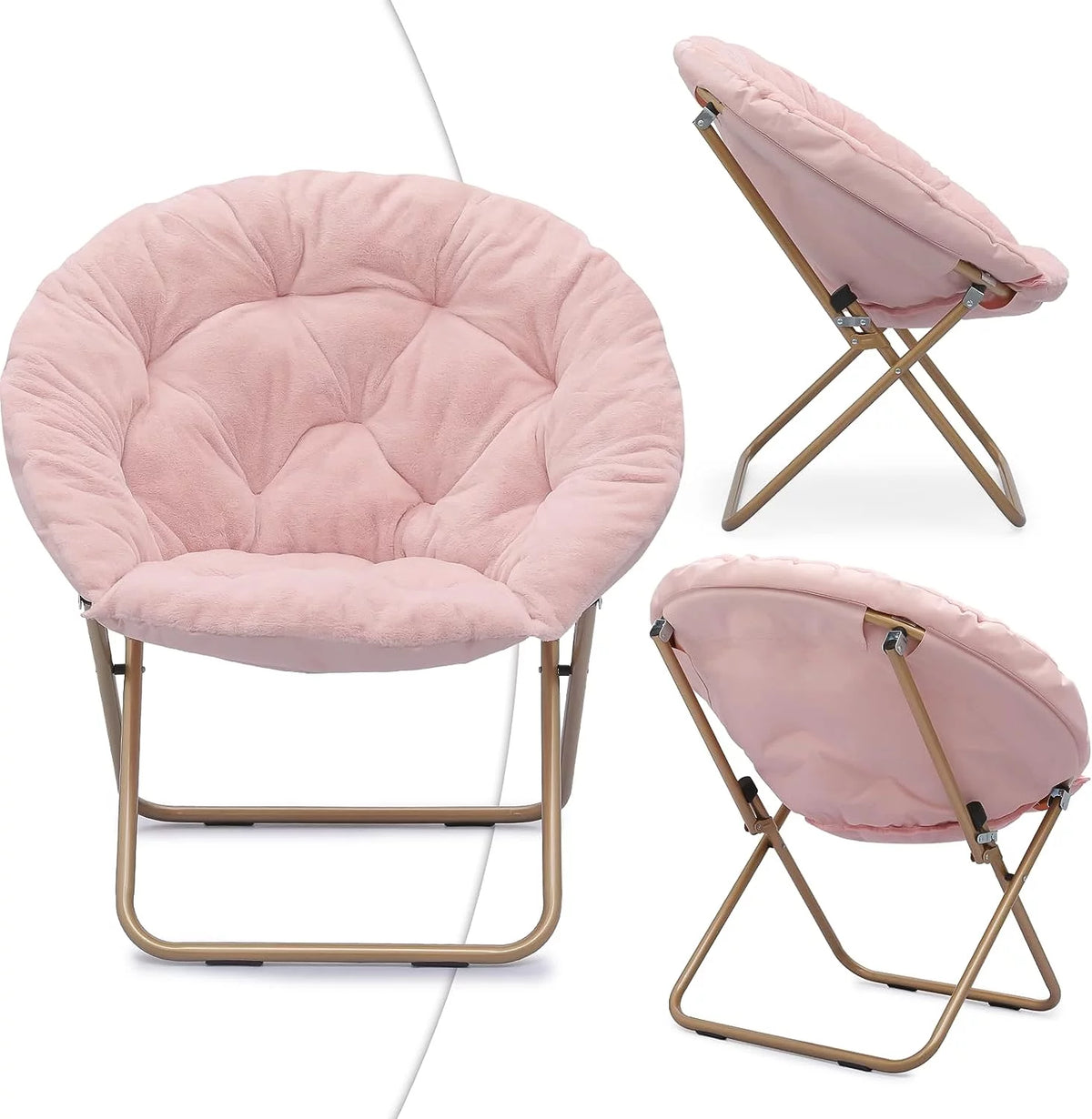 Oversized Foldable Moon Saucer Chair W43451