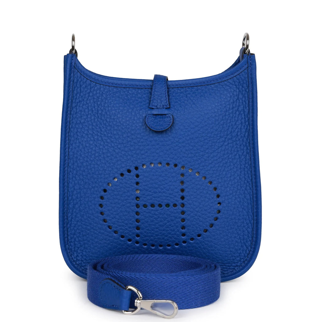 Bleu Royal Clemence Palladium Hardware Bag D34130