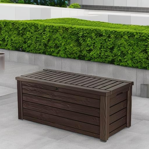 150 Gallon Resin Outdoor Storage Deck Box M541140