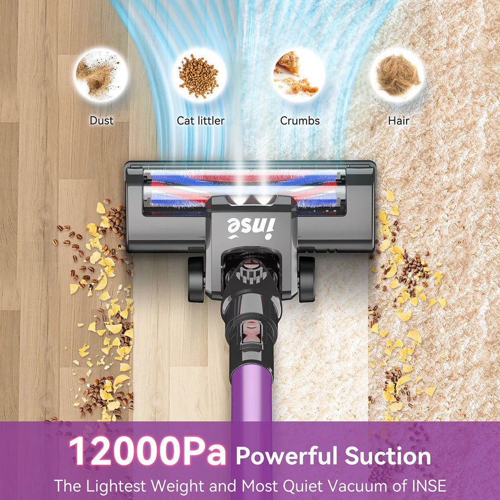 Cordless Vacuum, 20KPa 160W 4-in-1 Stick Handheld Vacuum Cleaner T604