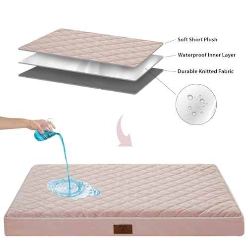XL Waterproof Dog Bed with Removable Washable Cover A7878