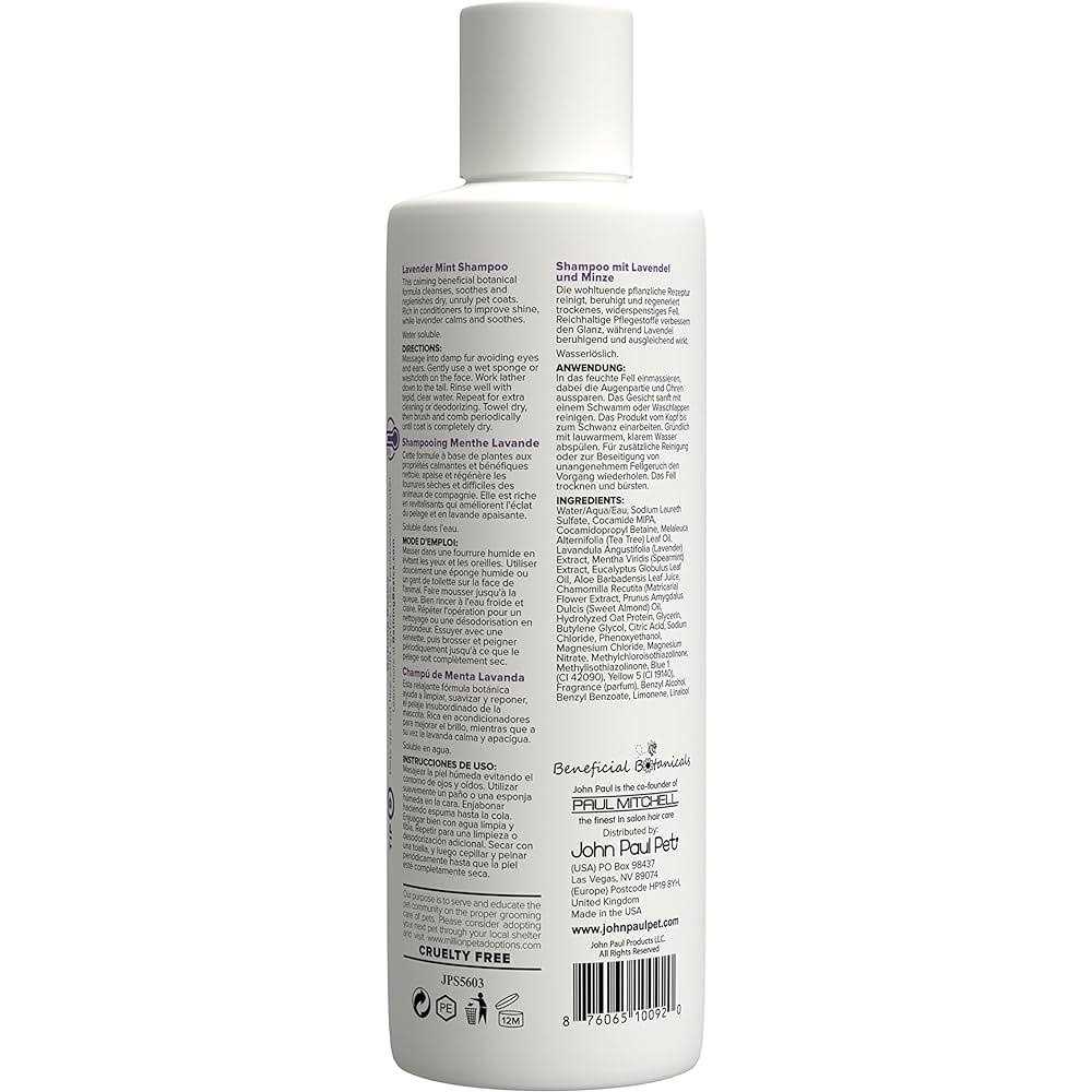 Lavender Mint Pet Shampoo N347439