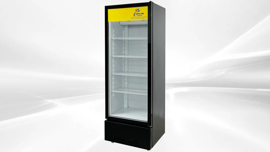 Black 9.2 cu.ft Glass Door Refrigerator J564