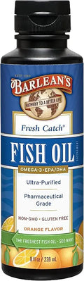 Omega 3 Fish Oil Liquid EPA and DHA Orange Flavored 8 oz C3597