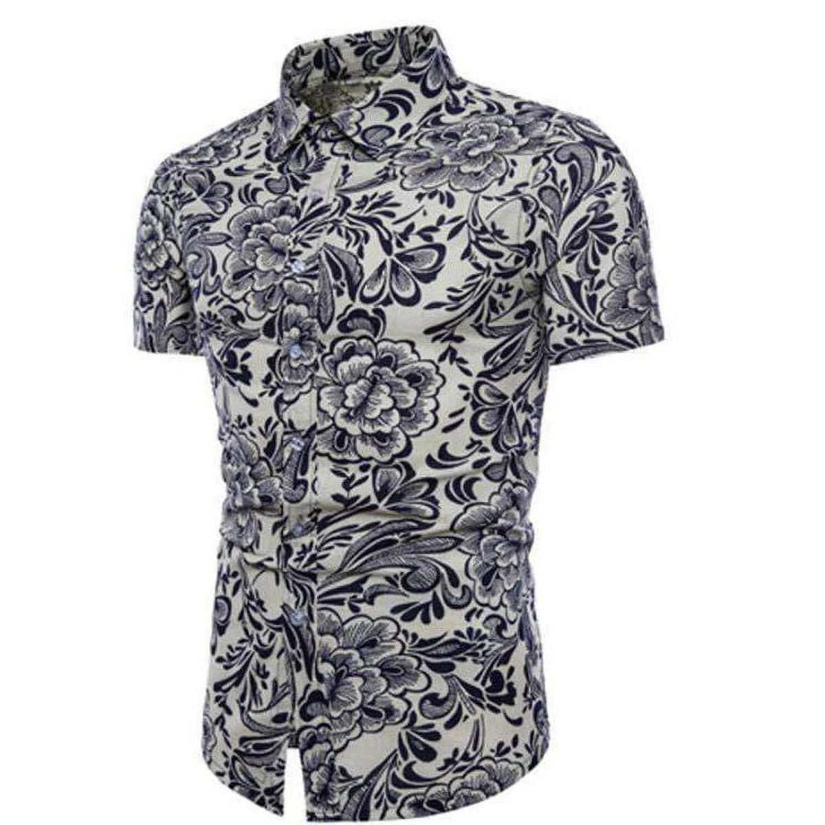 Floral Hawaiian Shirt and Shorts 2 Piece Set F663