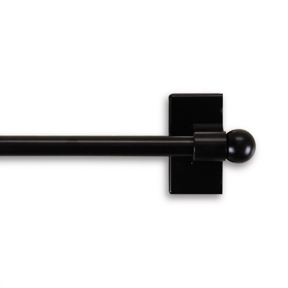 Black Adjustable Magnetic Curtain Rod X806