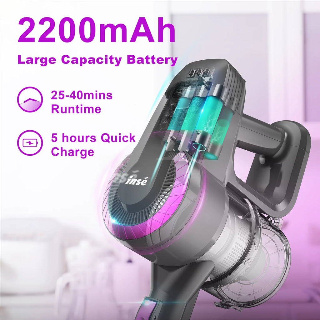 Cordless Stick Vacuum 6 in 1 Purple S943