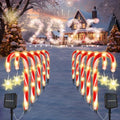 Solar Christmas Candy Cane Lights N955096