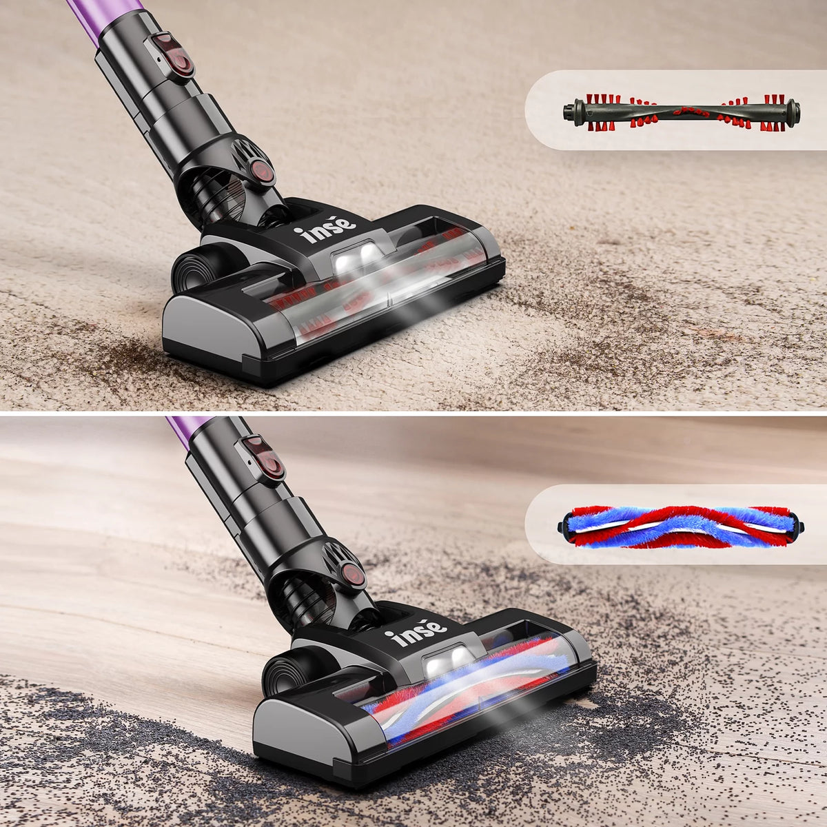 Cordless Vacuum, 20KPa 160W 4-in-1 Stick Handheld Vacuum Cleaner T604