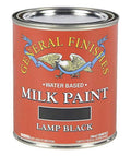 Water Based Milk Paint, 1 Quart, Lamp Black P1331