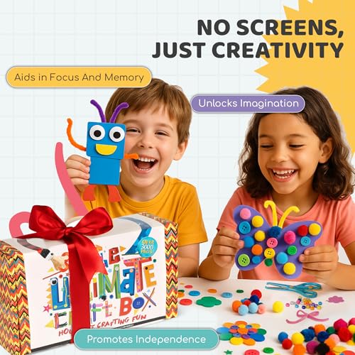 3000+ Pcs Arts and Crafts Supplies & Materials for Kids Bulk Craft Kit K48335
