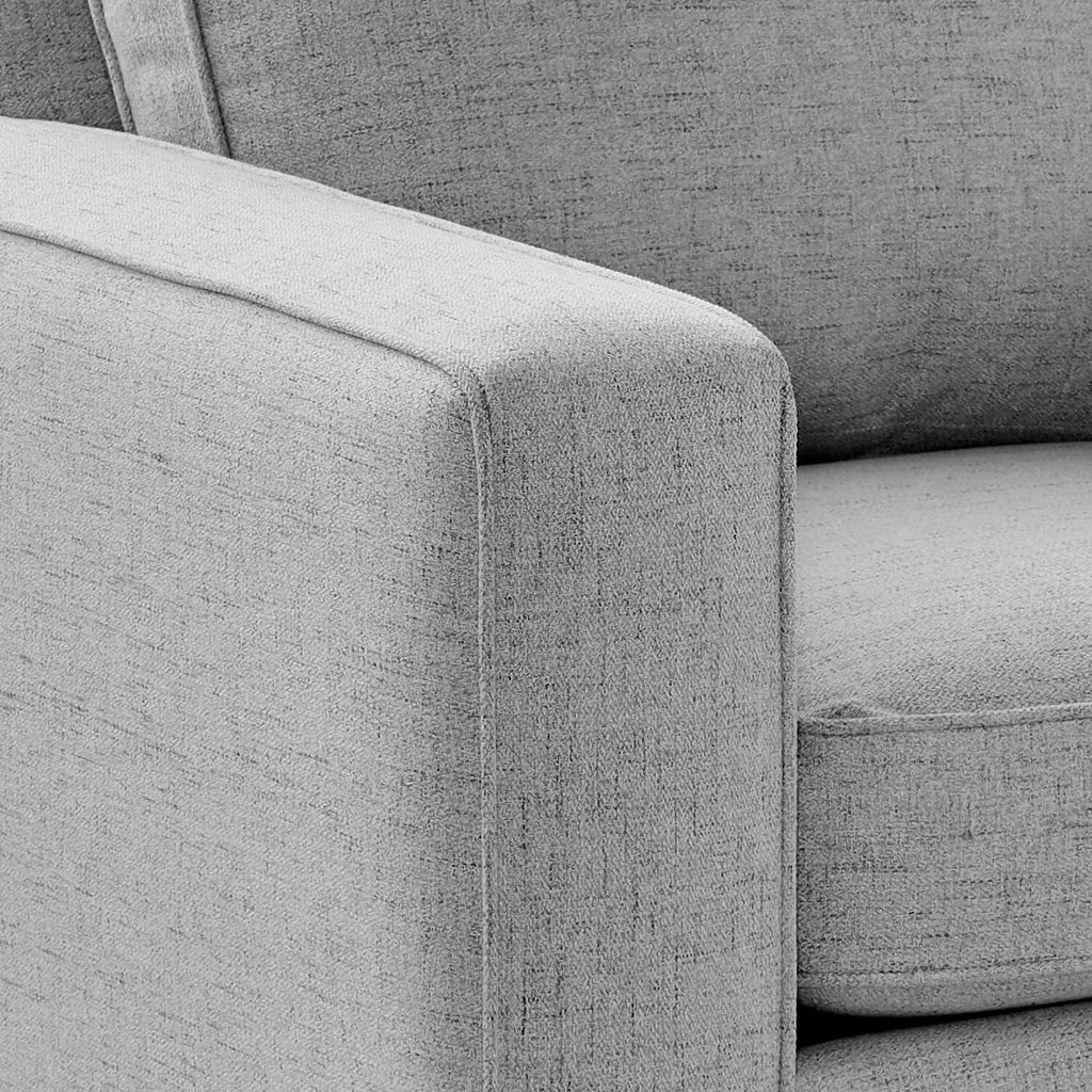 Gray Wood & Fabric Sofa and Loveseat Set of 2 F829