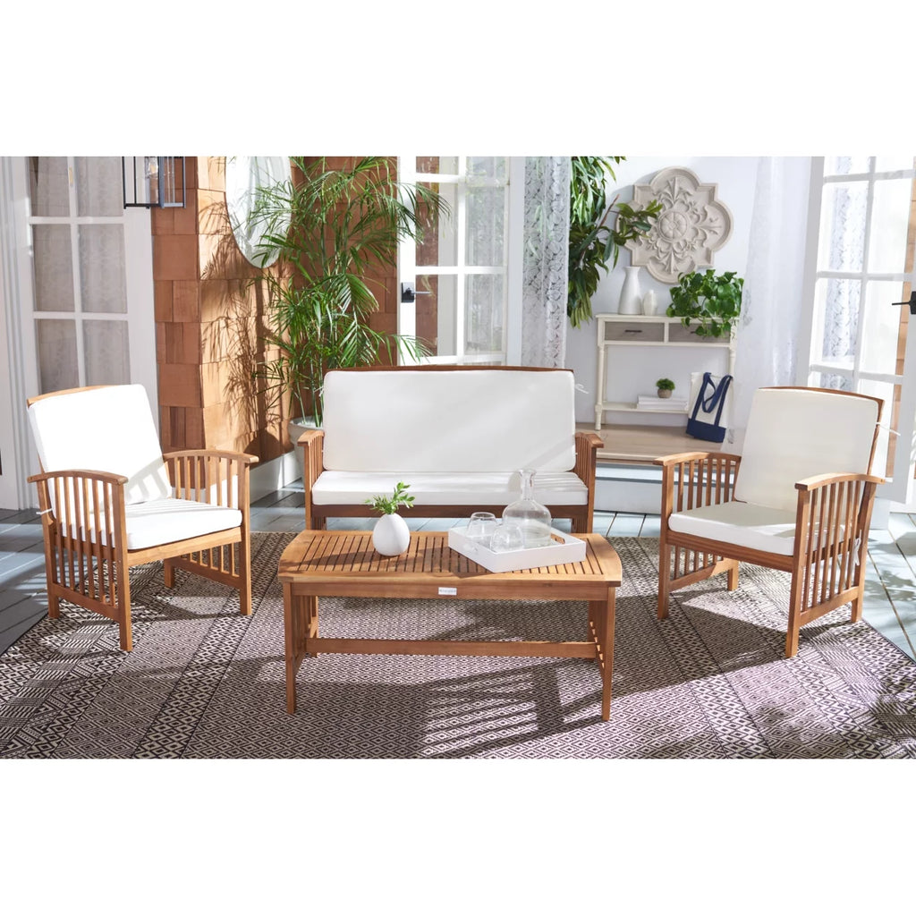 4-Piece Patio Set Natural/Beige C305