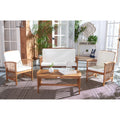 4-Piece Patio Set Natural/Beige C305