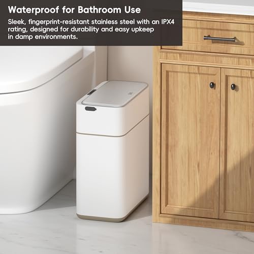 2.6 Gallon Slim Automatic Touchless Trash Can R79295