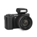 Mirrorless Camera with 16-80 mm 5X Optical Zoom Lens, 3.2 Inch Flip Screen, 4K 30fps Video Camera X1055