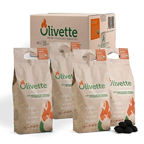 Organic Charcoal Briquettes, 6.6 lb. 2-Bag Pack C690