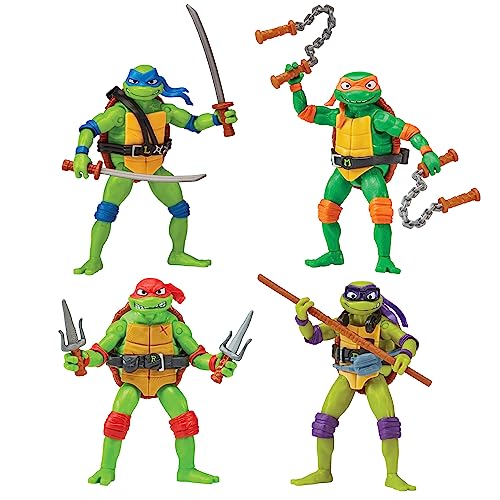 Mutant Mayhem Basic Figure Turtle 4-Pack F166968