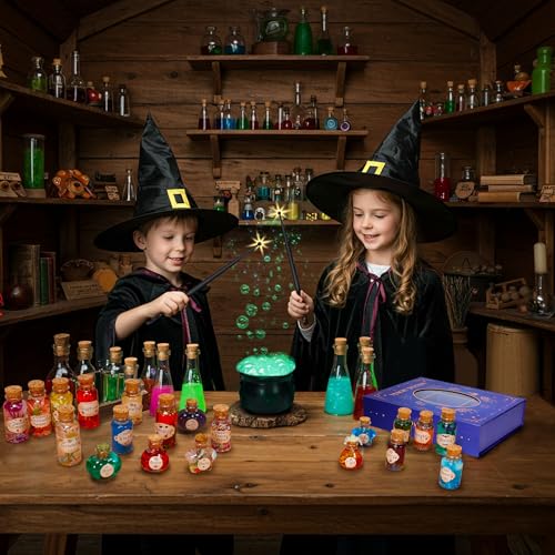Magic Potion Making Kit with Display Box, 20 Mixed Potion Bottles K945414