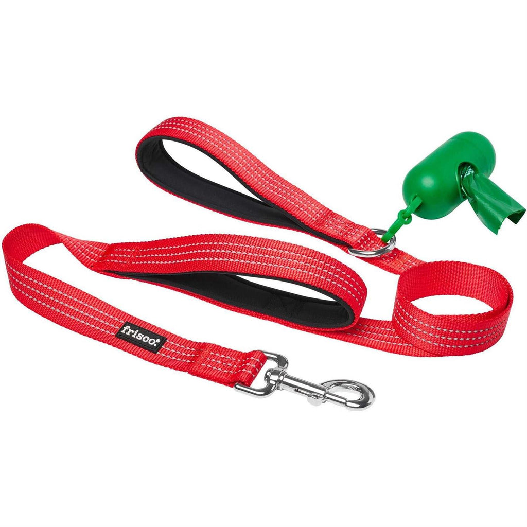 Traffic Leash with Dual Padded Handles & Poop Bag Dispenser K186771