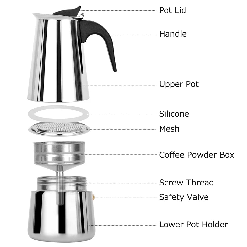 Electric Stainless Steel Coffee Maker Z80587