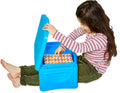 Portable Folding Lap Desk with Storage Tray Blue G612