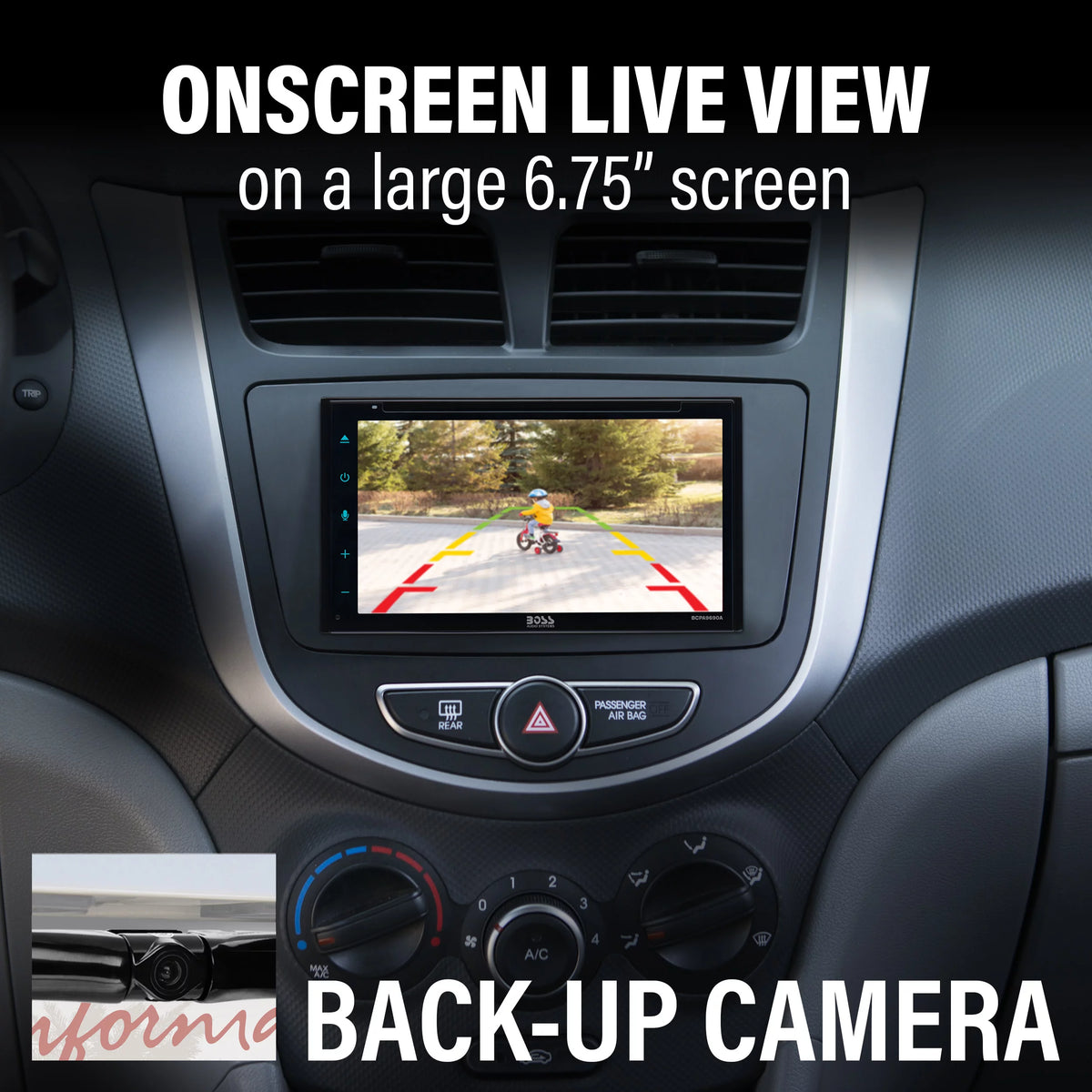 6.75” Apple CarPlay Android Auto Car DVD Player F83715