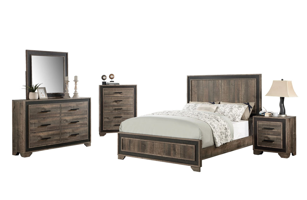 Queen Size Oak Bed R803