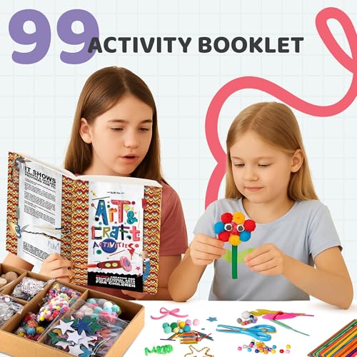 3000+ Pcs Arts and Crafts Supplies & Materials for Kids Bulk Craft Kit K48335
