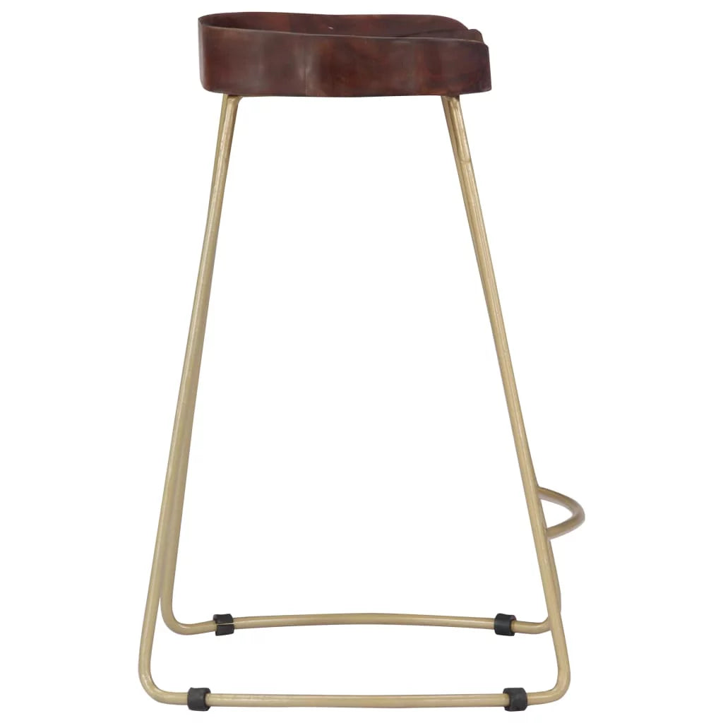 Solid Mango Wood Bar Stools 2 pcs V365