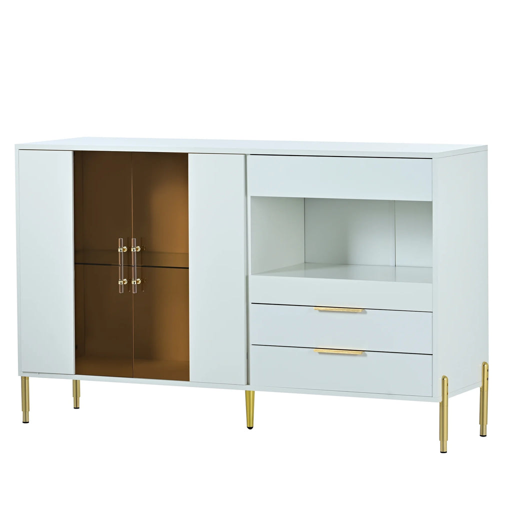 Storage Cabinets with Acrylic Doors and Adjustable Shelves E30043