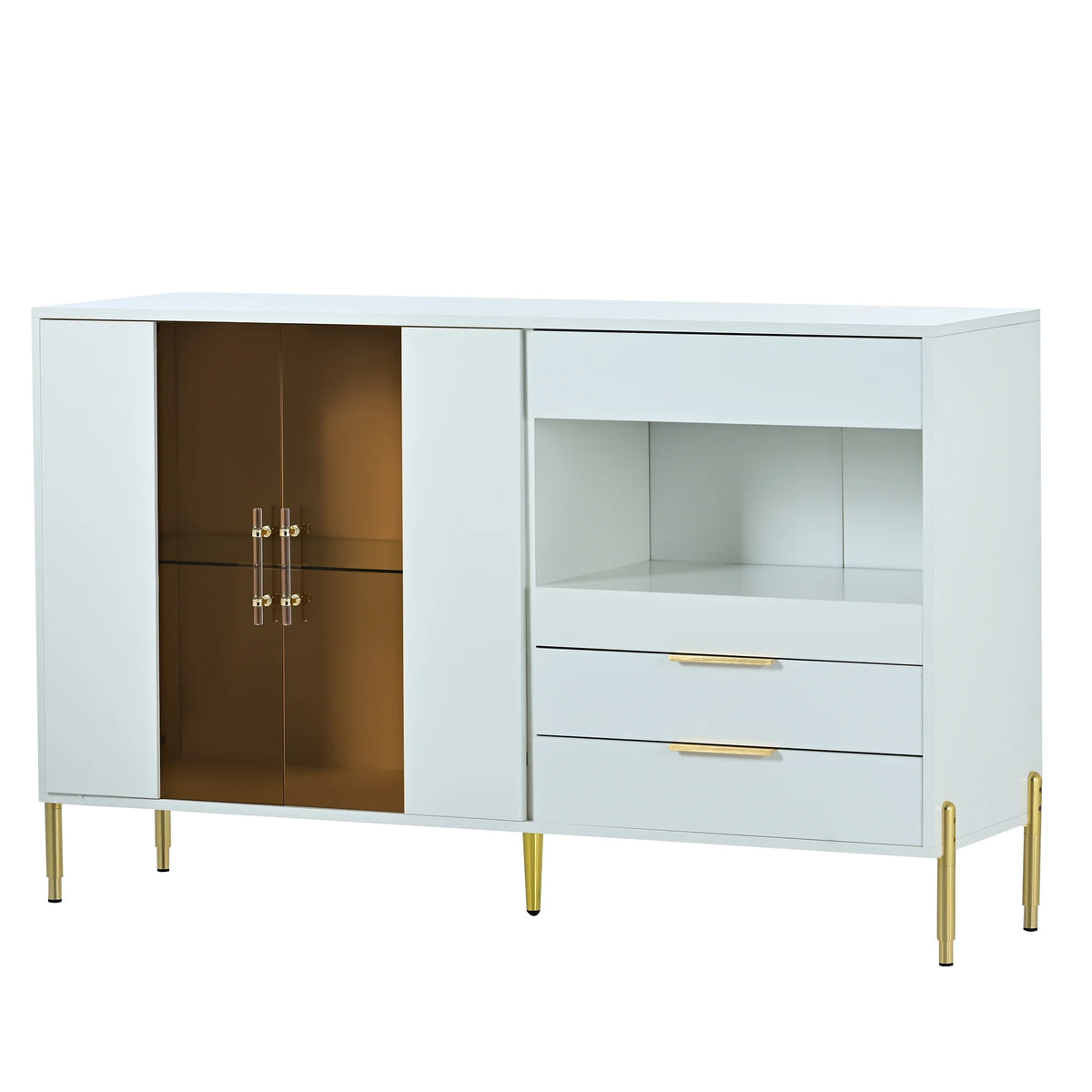 Storage Cabinets with Acrylic Doors and Adjustable Shelves E30043