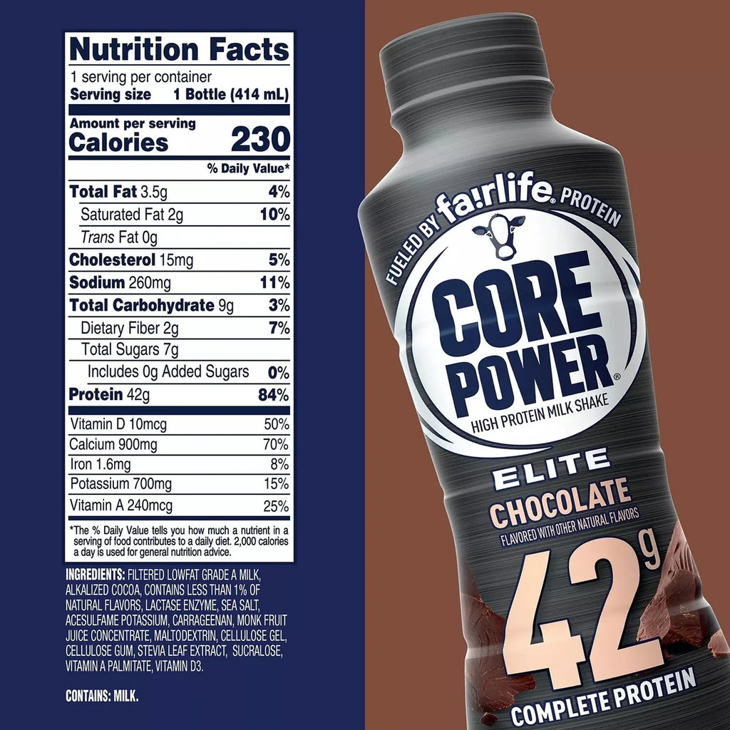 Chocolate Protein Shake 14 Fluid Ounce Pack of 10 K202160