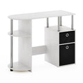 Simplistic Computer Study Desk with Bin Drawers I912