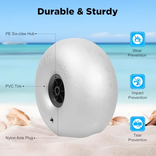 9" 10" 16" Inflatable Replacement Wheels 2-Pack with PE Hub A993635