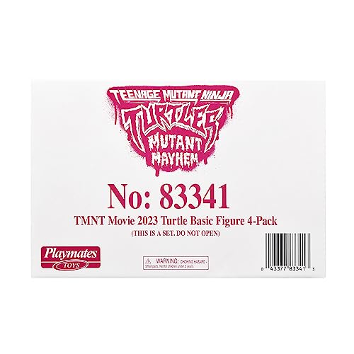 Mutant Mayhem Basic Figure Turtle 4-Pack F166968