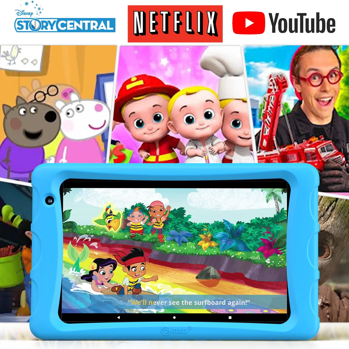 8" Android Kids Tablet 64GB Blue Q7641