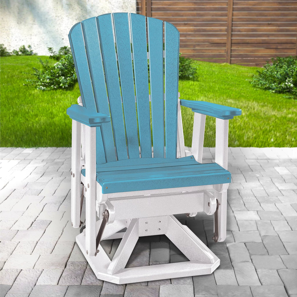 Aruba Blue Swivel Glider P561678