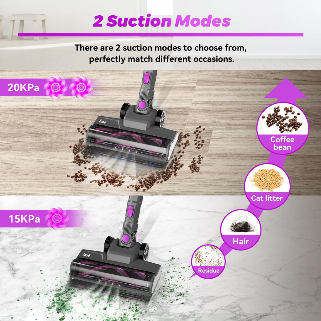 Cordless Stick Vacuum 6 in 1 Purple S943