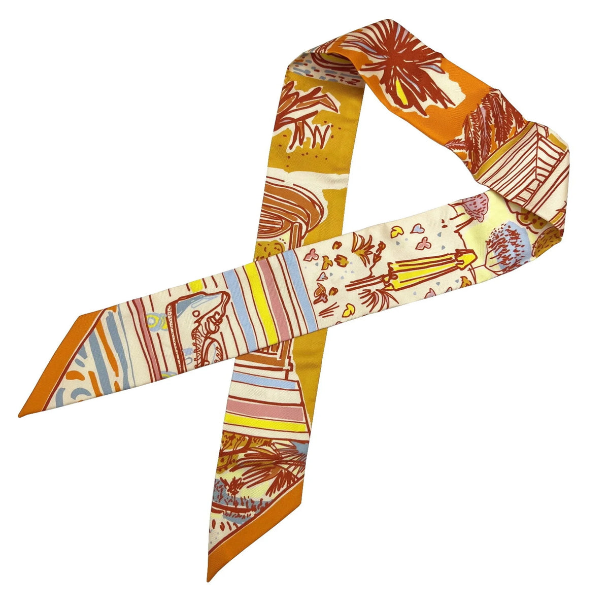 Silk Scarf F642