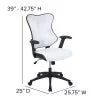 White Mesh Ergonomic Office Chair Z14349