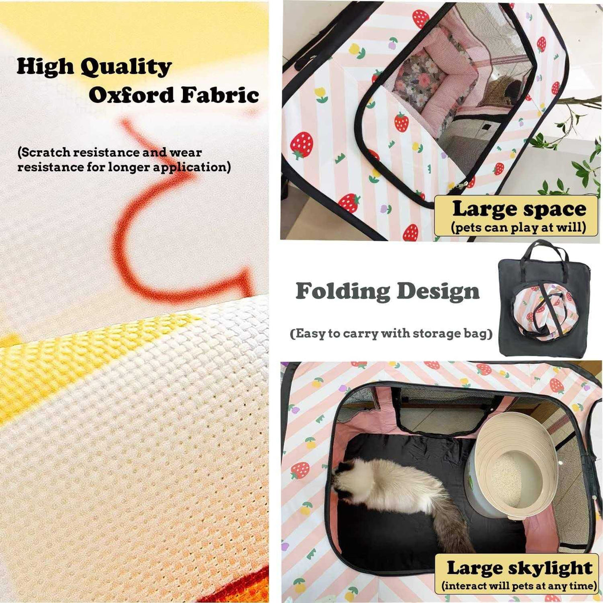 Portable Foldable Pet Playpen Z1415