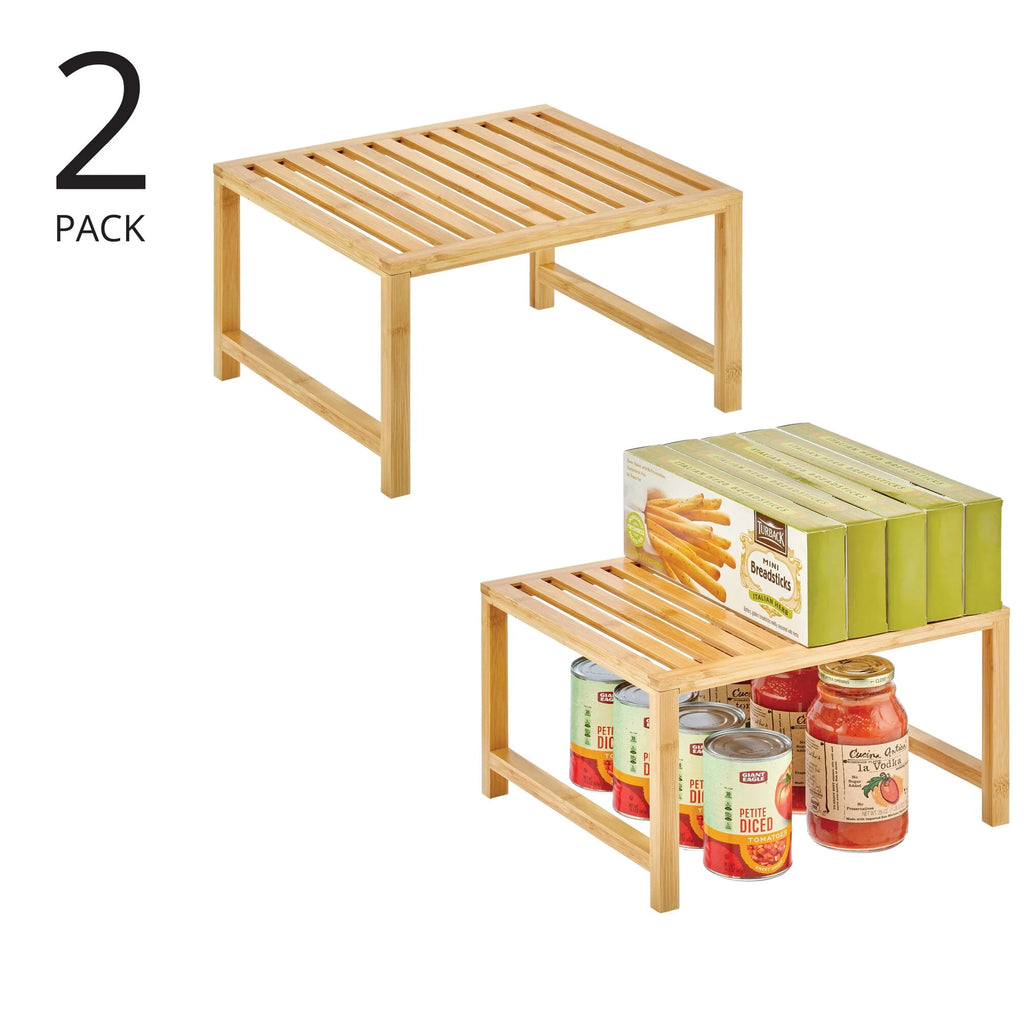 Wooden Stackable Shelf 2 Pack I289