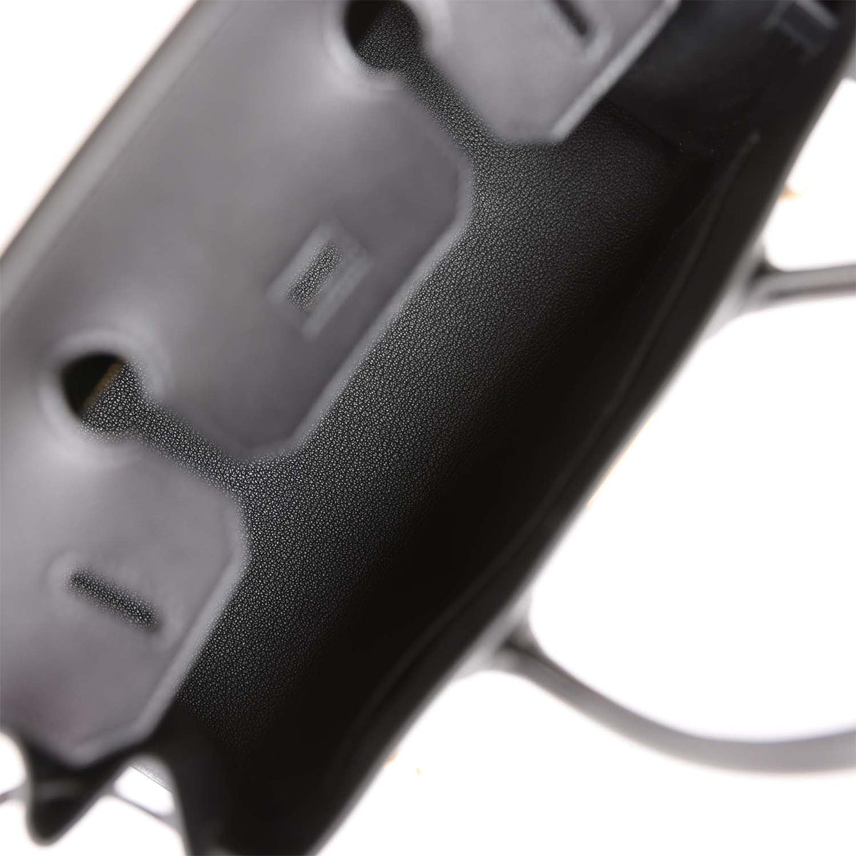 Black Leather Handbag U1006