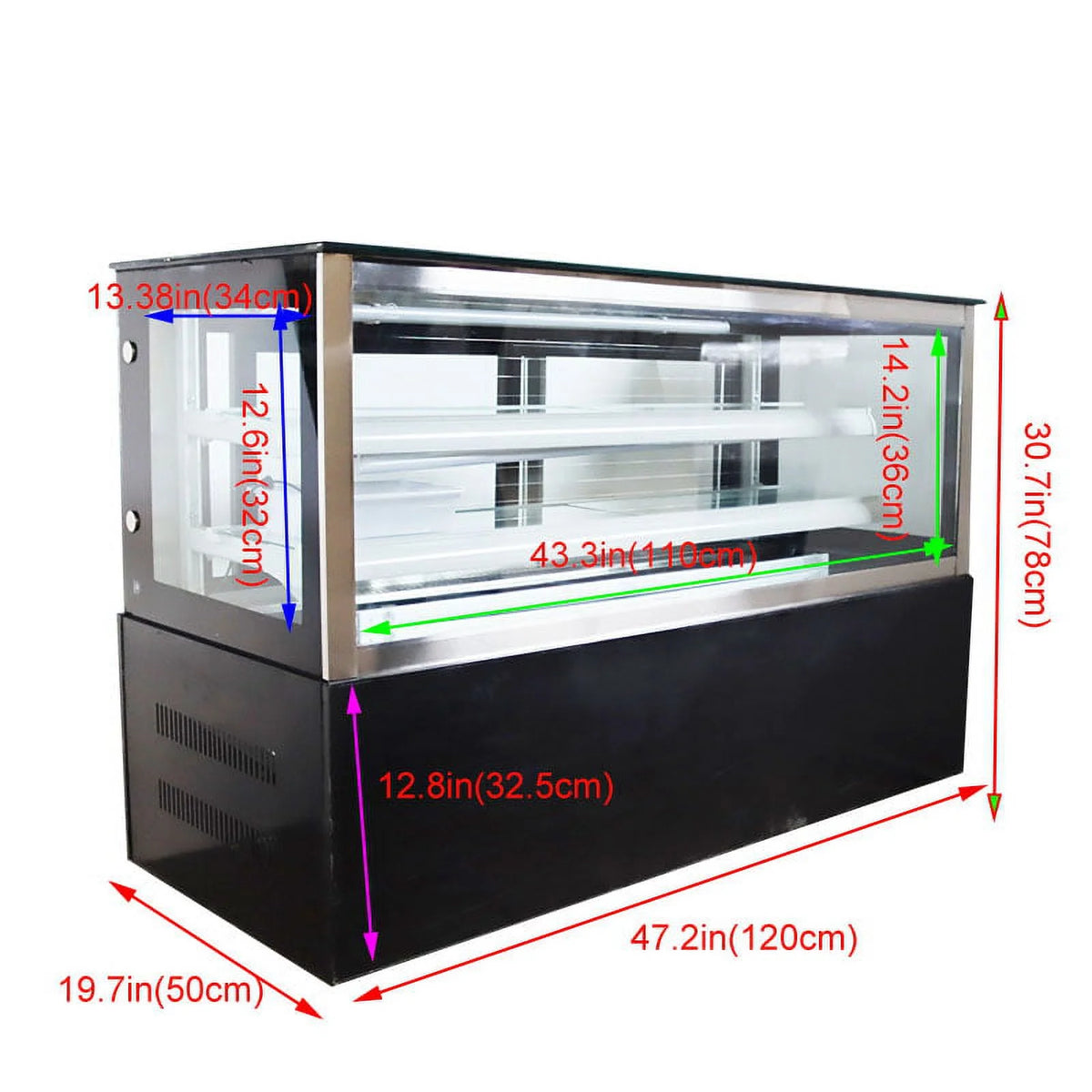 Refrigerated Cake Display Cabinet with Humidifying Function 220V O449003