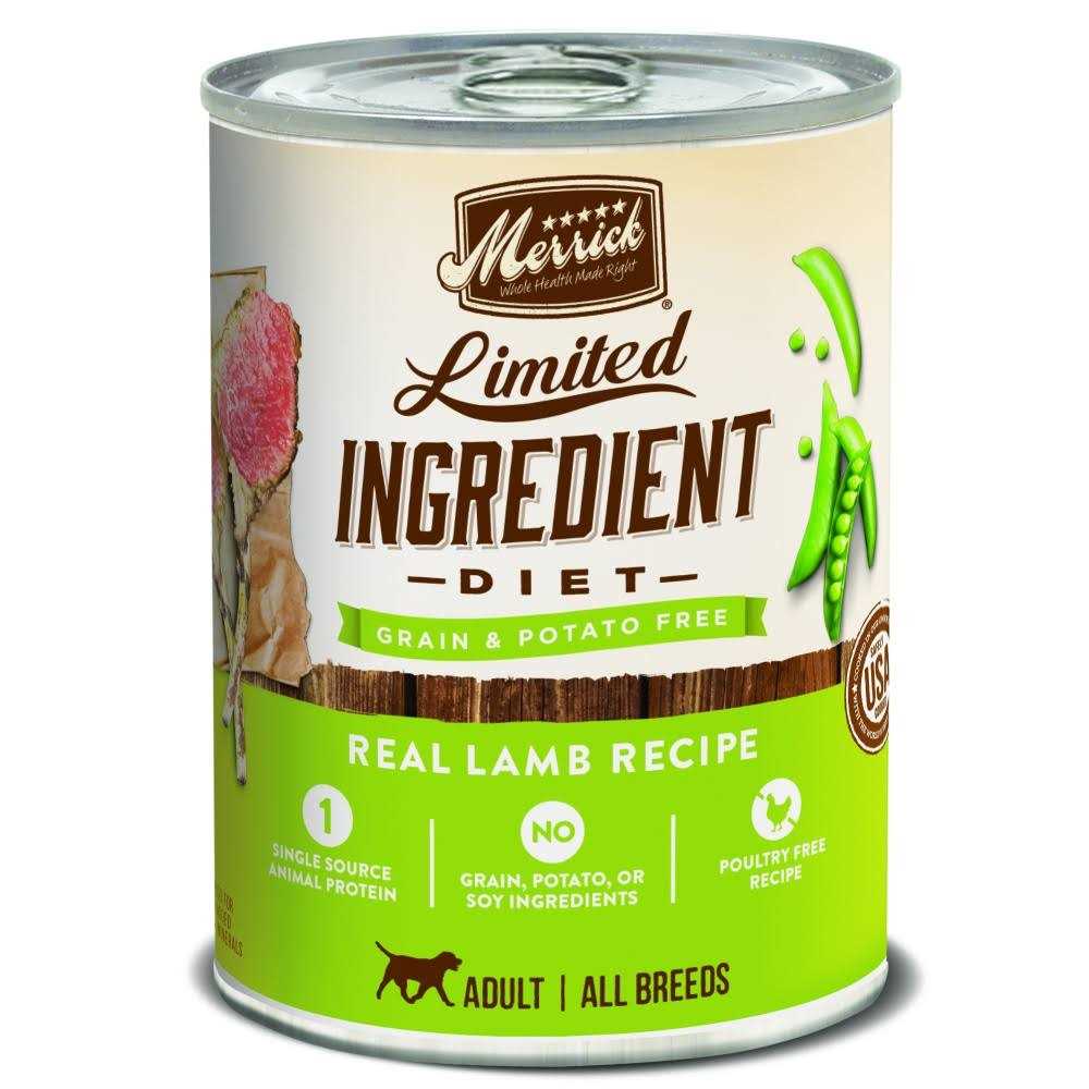Limited Ingredient Diet Lamb Recipe Canned Dog Food S512