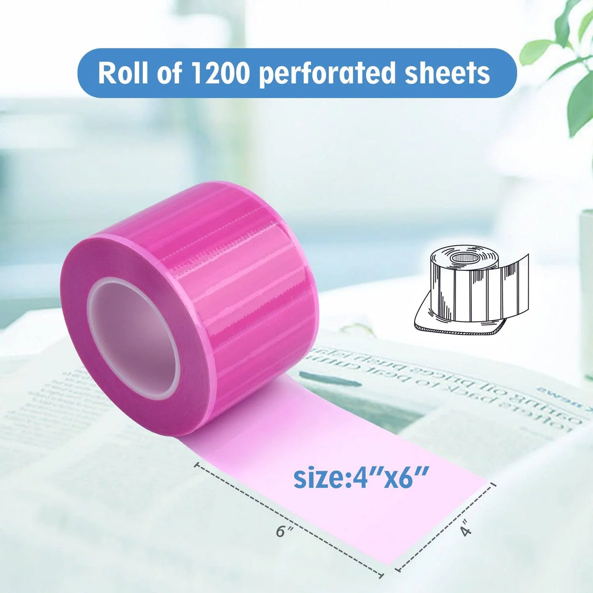 4" x 6" Disposable Dental Barrier Film 3 Rolls L997