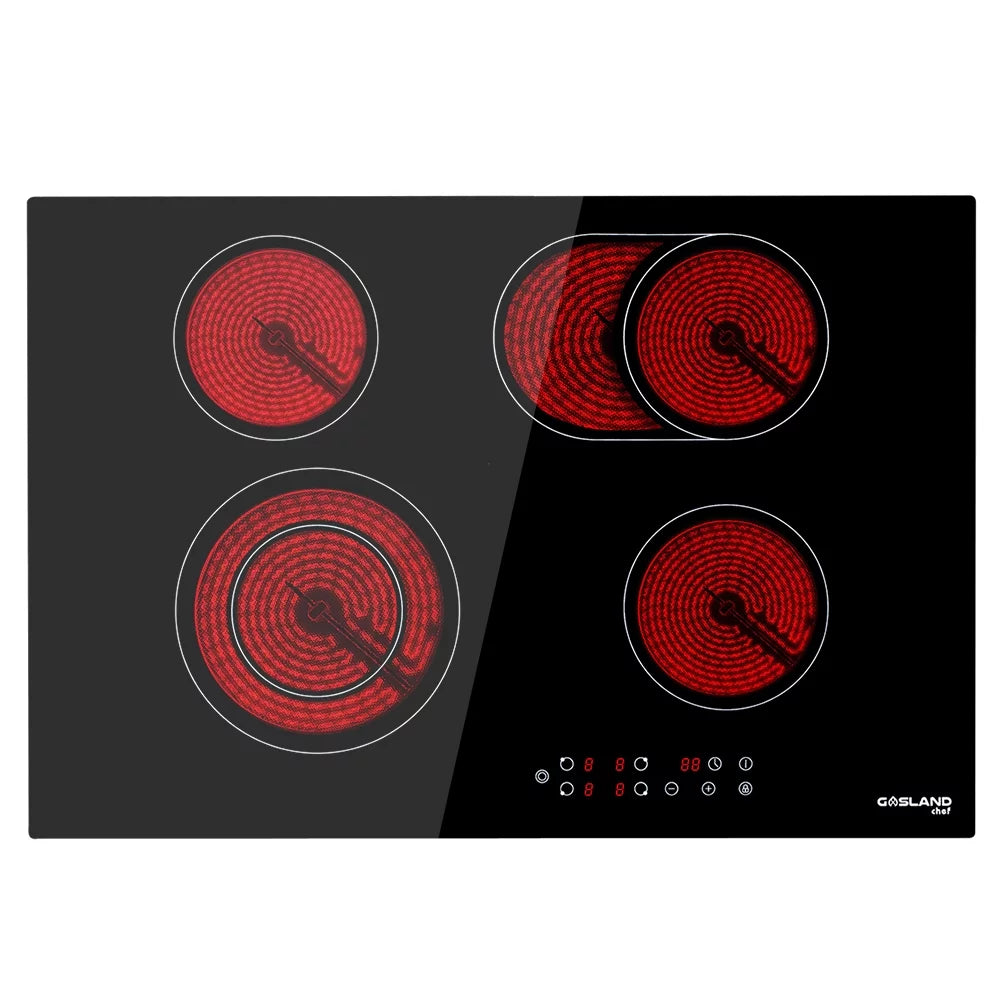 30" 4 Burners Ceramic Glass Electric Cooktop M6871