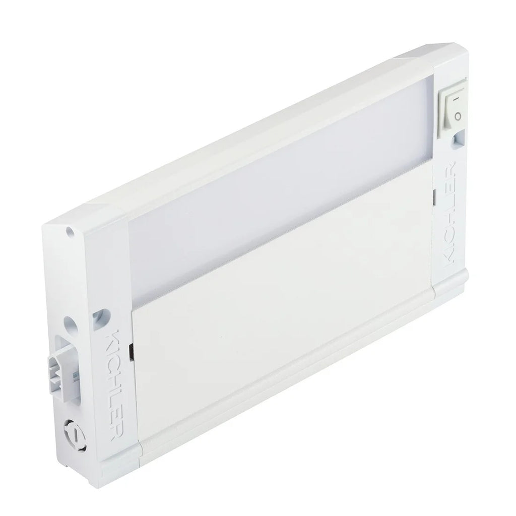 Textured White 8" Wide LED Under Cabinet Light K4202