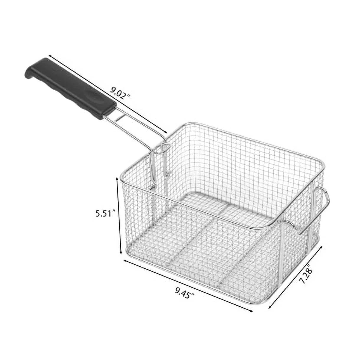Electric Deep Fryer 16.9QT 24.9QT Stainless Steel Double Tank 3400W I435